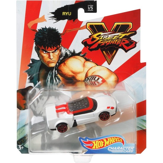 HOT WHEELS STREET FIGHTER CHARACTER CARS RYU 1/5