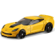 HOT WHEELS FACTORY FRESH 1/10 CORVETTE C7 Z06 217/365 SHORT CARD YELLOW