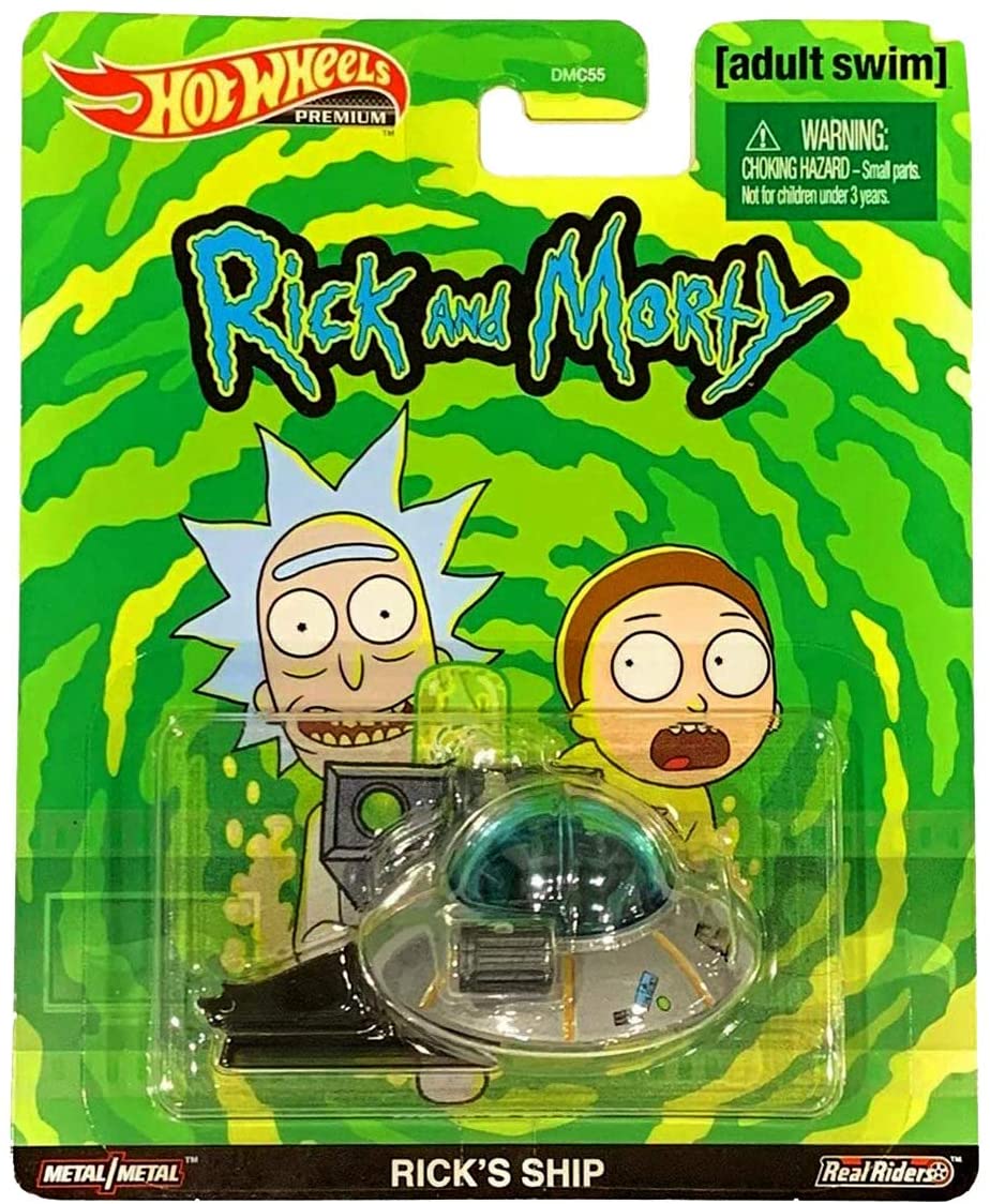 nave rick and morty hot wheels