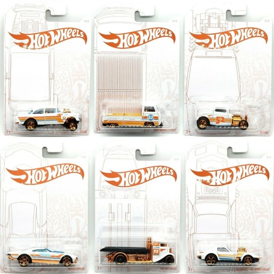 HOT WHEELS PEARL AND CHROME SET OF 6 GJW48