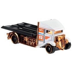 HOT WHEELS PEARL AND CHROME FAST-BED HAULER 3/6 GJW50 HOT WHEELS PEARL AND CHROME FAST-BED HAULER 3/6 GJW50