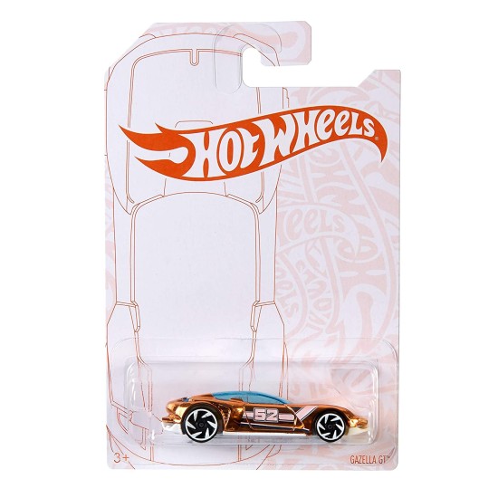 HOT WHEELS PEARL AND CHROME GAZELLA GT - CHASE CAR GJW55