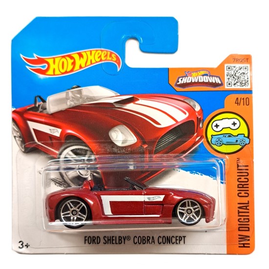 HOT WHEELS HW DIGITAL CIRCUIT 4/10 FORD SHELBY COBRA CONCEPT 24/250 DHX17