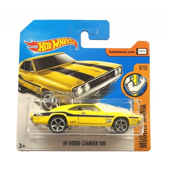 HOT WHEELS DTY89 69 DODGE CHARGER 500 6 10 MUSCLE