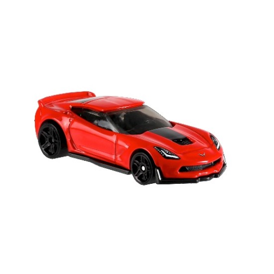 HOT WHEELS FACTORY FRESH 1/10 CORVETTE C7 Z06 217/365 SHORT CARD