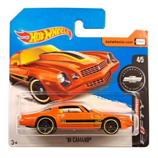 HOT WHEELS CELEBRATING FIFTY YEARS 4/5 '81 CAMARO 361/365 DVC47