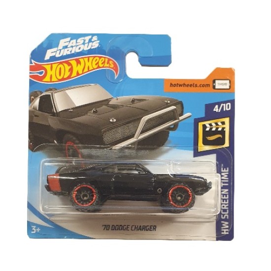 HOT WHEELS HW SCREEN TIME FAST & FURIOUS 4/10 '70 DODGE CHARGER 104/365