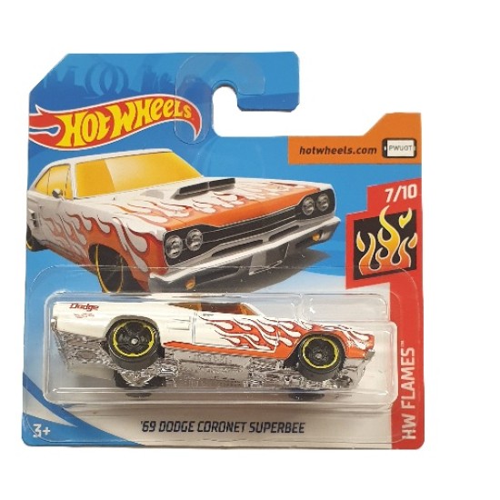 HOT WHEELS HW FLAMES 7/10 '69 DODGE CORONET SUPERBEE 86/365