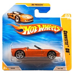 HOT WHEELS HW PREMIERE 03/42 CORVETTE C6 #003 R5222 HOT WHEELS HW PREMIERE 03/42 CORVETTE C6 #003 R5222