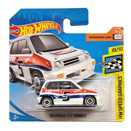 HOT WHEELS HW SPEED GRAPHICS 10/10 '85 HONDA CITY TURBO II 68/365 FJV43