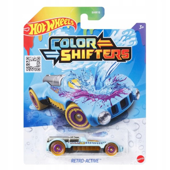 HOT WHEELS COLOR SHIFTERS RETRO-ACTIVE HXH08