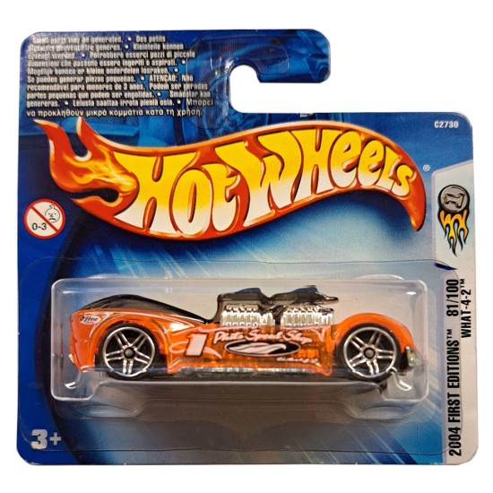 HOT WHEELS 2004 RELEASE WHAT-4-2 81/100 SHORT CARD C2730