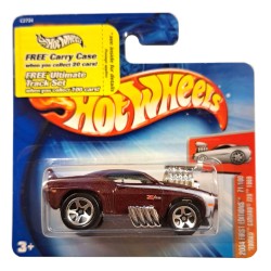 HOT WHEELS 2004 RELEASE 'TOONED CAMARO Z28 1969 71/100 SHORT CARD C2734 HOT WHEELS 2004 RELEASE 'TOONED CAMARO Z28 1969 71/100 SHORT CARD C2734