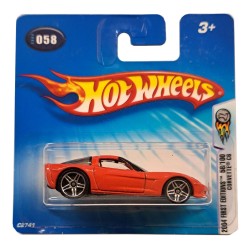 HOT WHEELS 2004 RELEASE CORVETTE C6 58/100 SHORT CARD C2741 HOT WHEELS 2004 RELEASE CORVETTE C6 58/100 SHORT CARD C2741