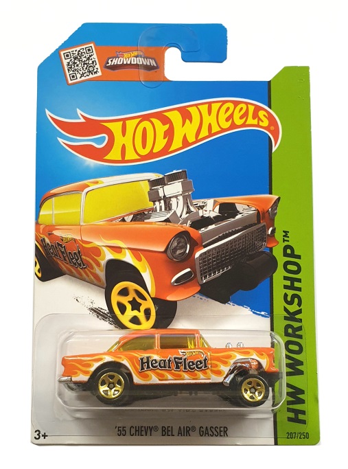 Hot Wheels 2014 '55 CHEVY BEL AIR GASSER SUPER TREASURE HUNT STH