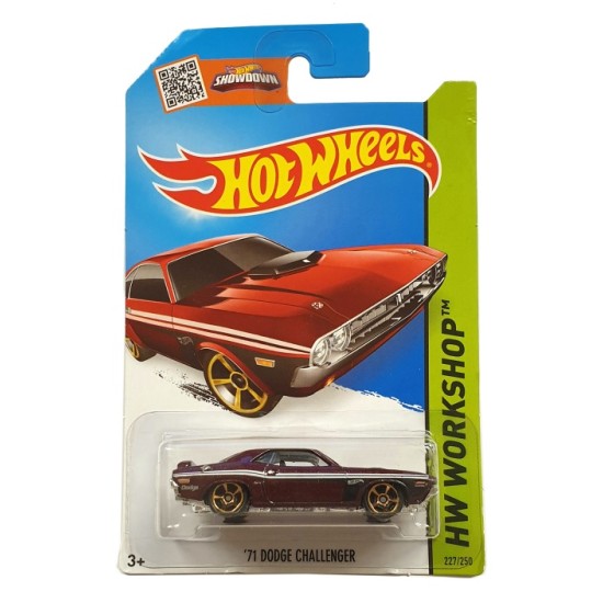 HOT WHEELS CFJ05 '71 DODGE CHALLENGER  HW WORKSHOP 227/250