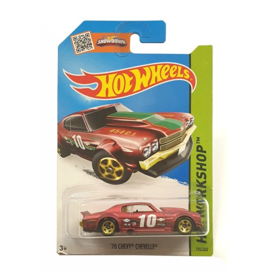 HOT WHEELS CFJ75 '70 CHEVY CHEVELLE HW WORKSHOP 194/250