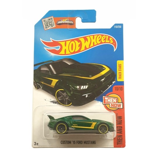 HOT WHEELS DHR25 CUSTOM '15 FORD MUSTANG 10/10 THEN AND NOW 110/250 