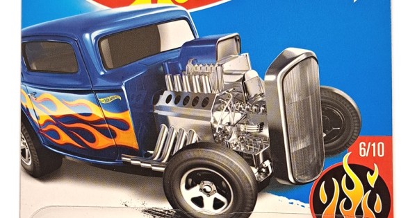 Hot Wheels 2019 - Collector # 009/250 - HW Flames 06/10 - '57