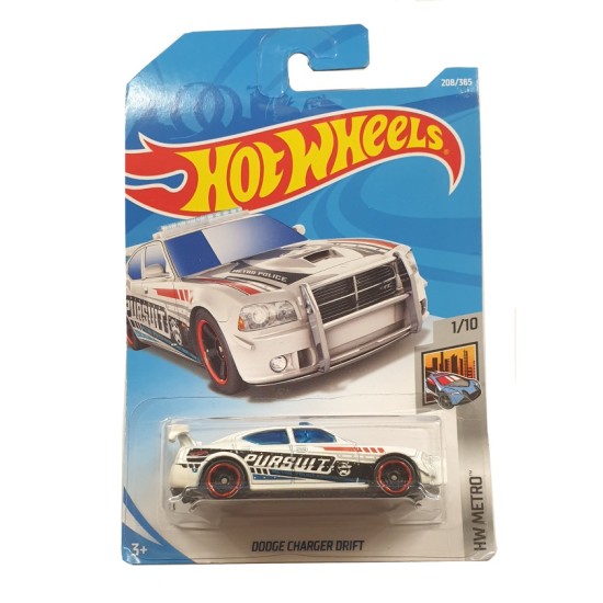 HOT WHEELS HW METRO 1/10 DODGE CHARGER DRIFT 208/365