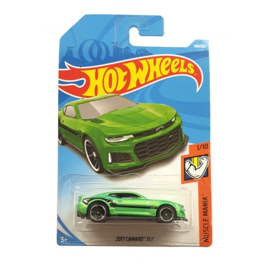 HOT WHEELS FJX73 2017 CAMARO ZL1 1/10 MUSCLE MANIA 188/365