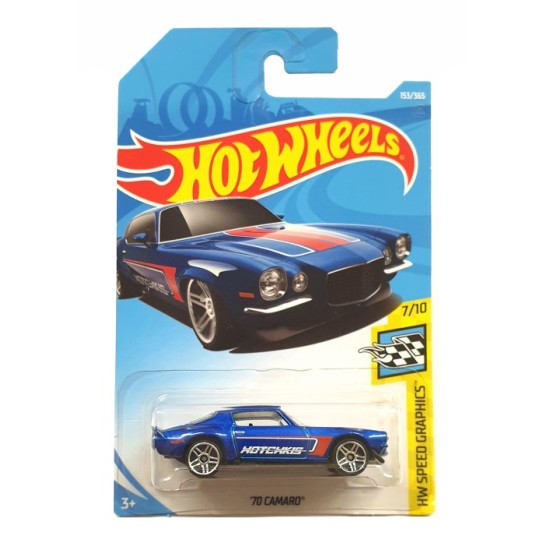 HOT WHEELS FJY39 '70 CAMARO 7/10 HW SPEED GRAPHICS 153/365