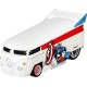 HOT WHEELS MARVEL VOLKSWAGEN T1 DRAG BUS CAPTAIN AMERICA 1/5 GRL44