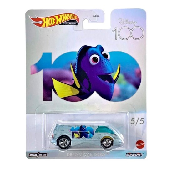 HOT WHEELS DISNEY 100 YEARS DREAM VAN XGW DORY 5/5 HKC91