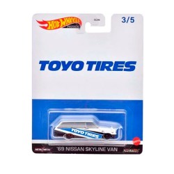 HOT WHEELS POP CULTURE '69 NISSAN SKYLINE VAN TOYO TIRES 3/5 HKD05