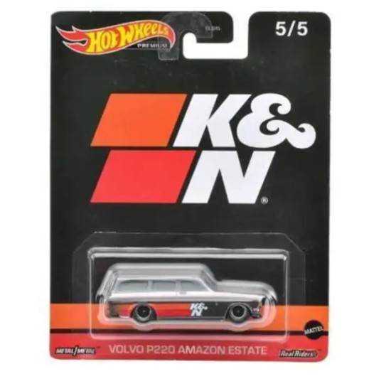 HOT WHEELS REAL RIDERS VOLVO P220 AMAZON ESTATE K&N 5/5 HKD07