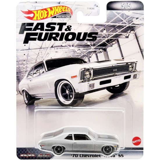 HOT WHEELS FAST & FURIOUS '70 CHEVROLET NOVA SS 5/5 HCP14