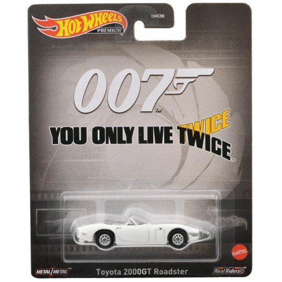 HOT WHEELS 007 YOU ONLY LIVE TWICE TOYOTA 2000GT ROADSTER HKC27