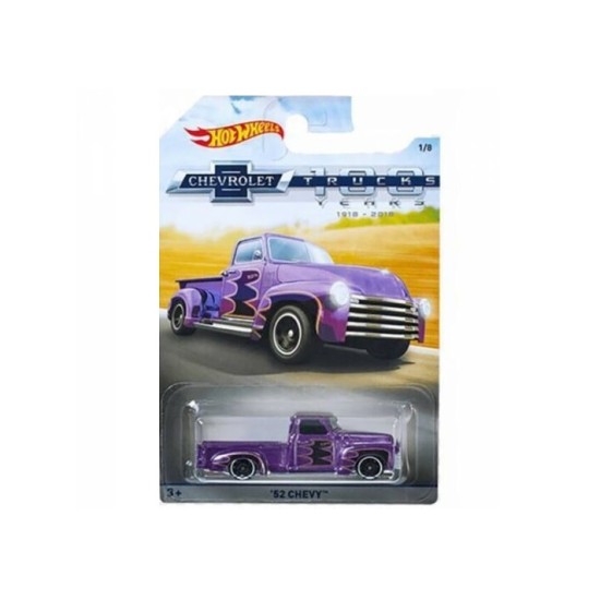 HOT WHEELS CHEVROLET TRUCKS 100 YEARS '52 CHEVY 1/8 FKD05