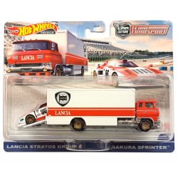 HOT WHEELS TEAM TRANSPORT LANCIA STRATOS GROUP 5 & SAKURA SPRINTER #42 HCR37 HOT WHEELS TEAM TRANSPORT LANCIA STRATOS GROUP 5 & SAKURA SPRINTER #42 HCR37