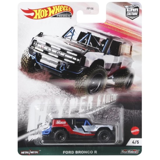 HOT WHEELS HYPER HAULERS FORD BRONCO R 4/5 GRJ85 - SPLIT PACKAGING