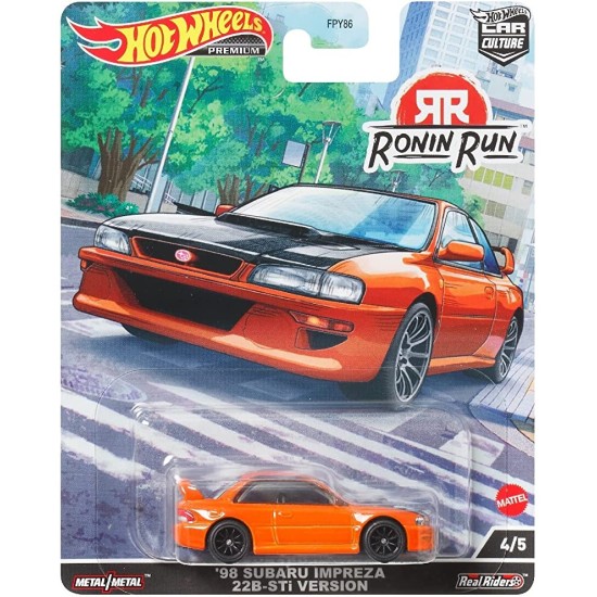 HOT WHEELS RONIN RUN '98 SUBARU IMPREZA 22B-STI VERSION 4/5 HCK14