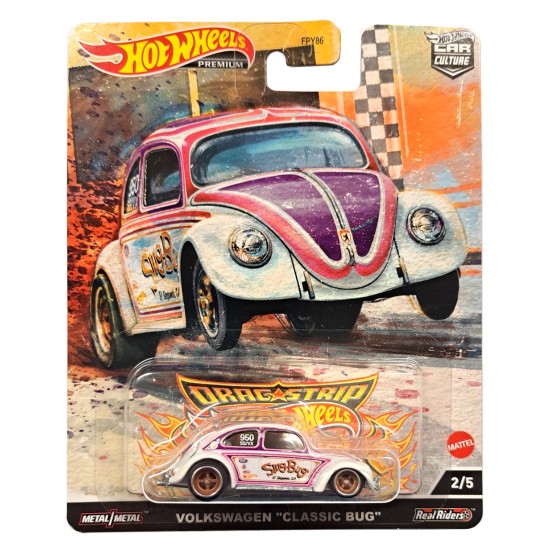 HOT WHEELS DRAG STRIP DEMONS VOLKSWAGEN "CLASSIC BUG" 2/5 HCK23