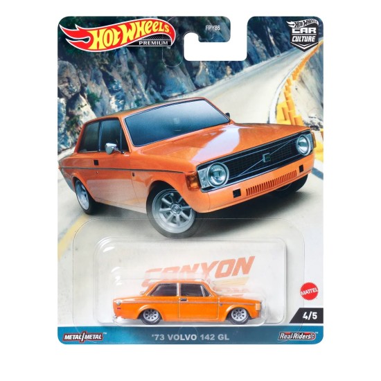 HOT WHEELS CANYON WARRIORS 1973 VOLVO 142 GL 4/5 HKC53