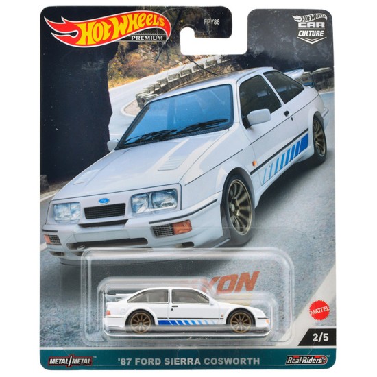 HOT WHEELS CANYON WARRIORS '87 FORD SIERRA COSWORTH 2/5 HKC54