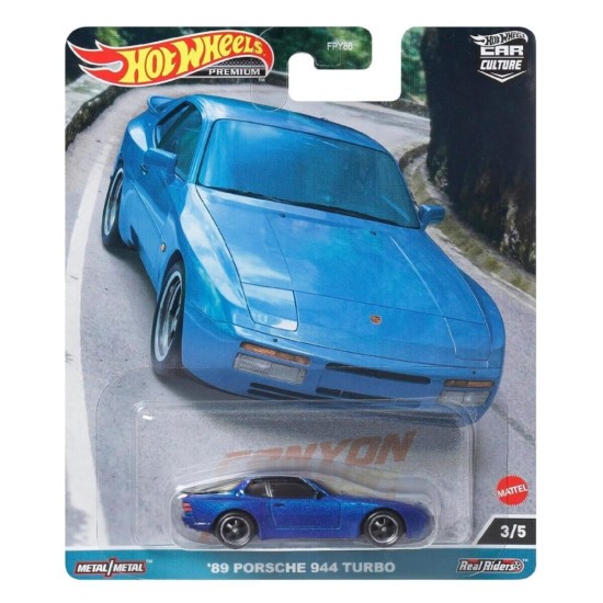 HOT WHEELS CANYON WARRIORS 1989 PORSCHE 944 TURBO 3/5 HKC56