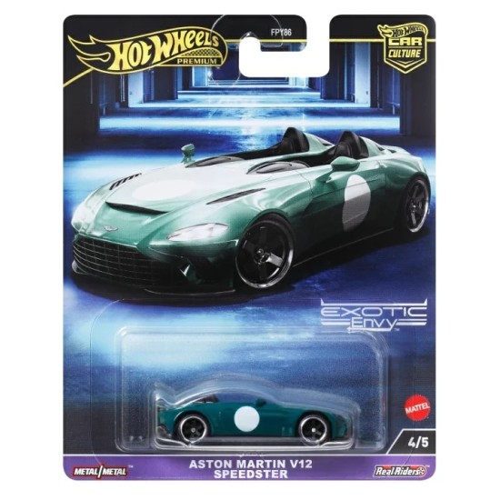 HOT WHEELS EXOTIC ENVY ASTON MARTIN V12 SPEEDSTER 4/5 HKC78