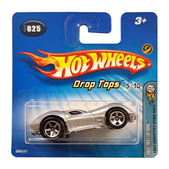 HOT WHEELS DROP TOPS 5/10 1963 CORVETTE STING RAY 2005 FIRST EDITIONS #025 G6695