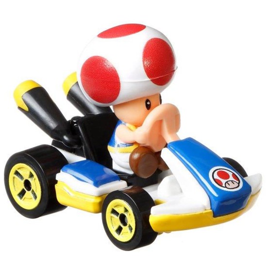 HOT WHEELS MARIO KART CHARACTER CARS TOAD STANDARD KART GJH63