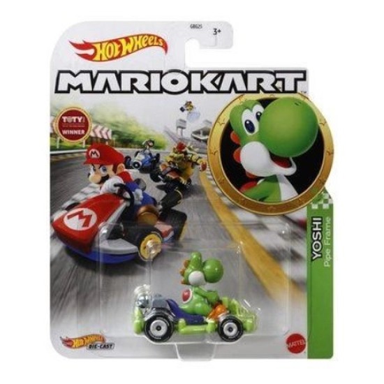 HOT WHEELS MARIO KART CHARACTER CARS YOSHI PIPE FRAME GRN19