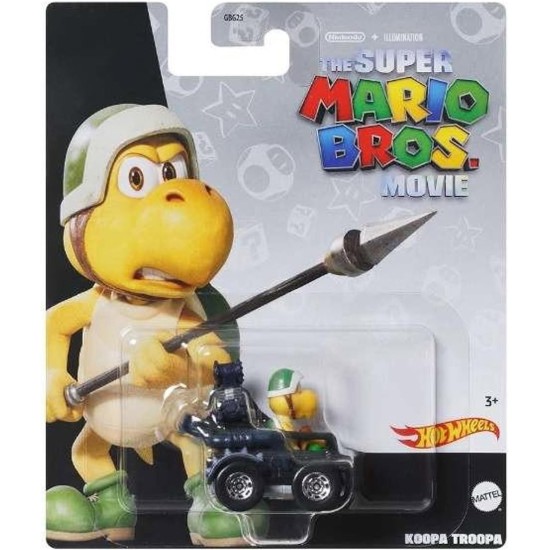 HOT WHEELS MARIO KART CHARACTER CARS SUPER MARIO BROS. MOVIE KOOPA TROOPA HKD59