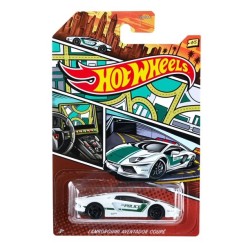 HOT WHEELS POLICE SERIES LAMBORGHINI AVENTADOR COUPE 4/5 GJV65