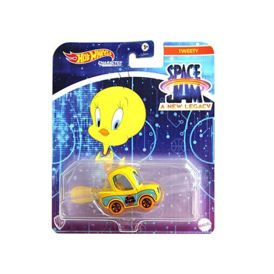 HOT WHEELS SPACE JAM A NEW LEGACY CHARACTER CARS TWEETY GWR47