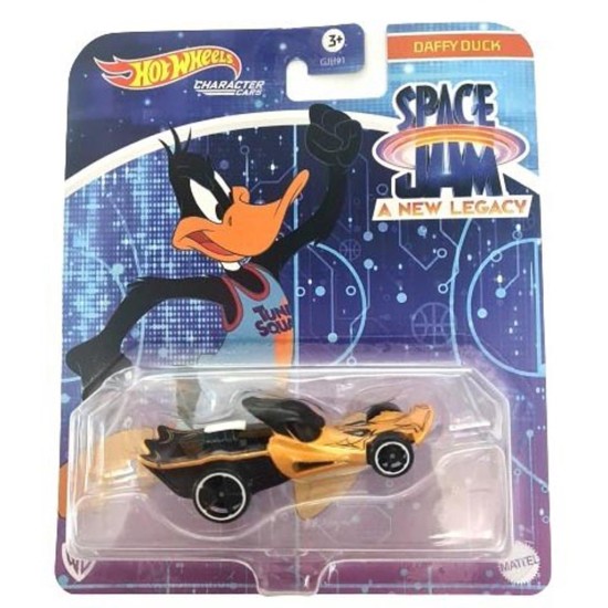 HOT WHEELS SPACE JAM A NEW LEGACY CHARACTER CARS DAFFY DUCK GYB51