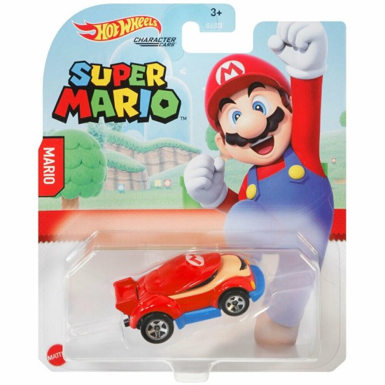 HOT WHEELS SUPER MARIO CHARACTER CARS MARIO GRM42