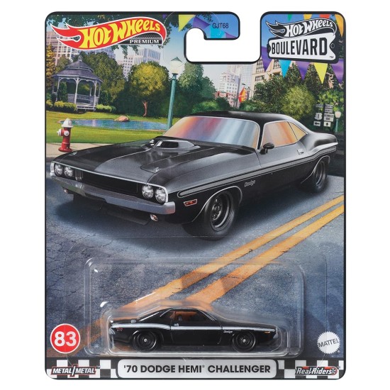 HOT WHEELS PREMIUM BOULEVARD '70 DODGE HEMI CHALLENGER #83 HKF25